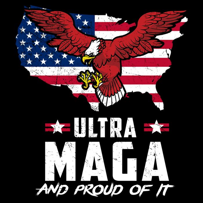 Ultra Maga And Proud Of It USA Eagle Sustainable Bucket Hat