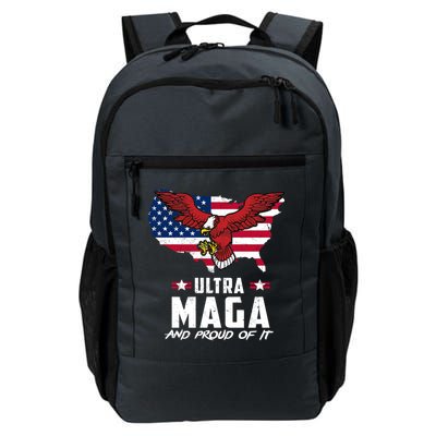 Ultra Maga And Proud Of It USA Eagle Backpack