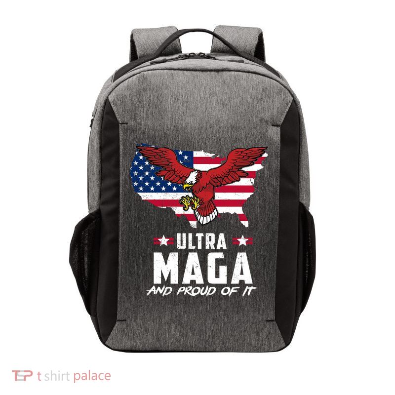 Ultra Maga And Proud Of It USA Eagle Vector Backpack
