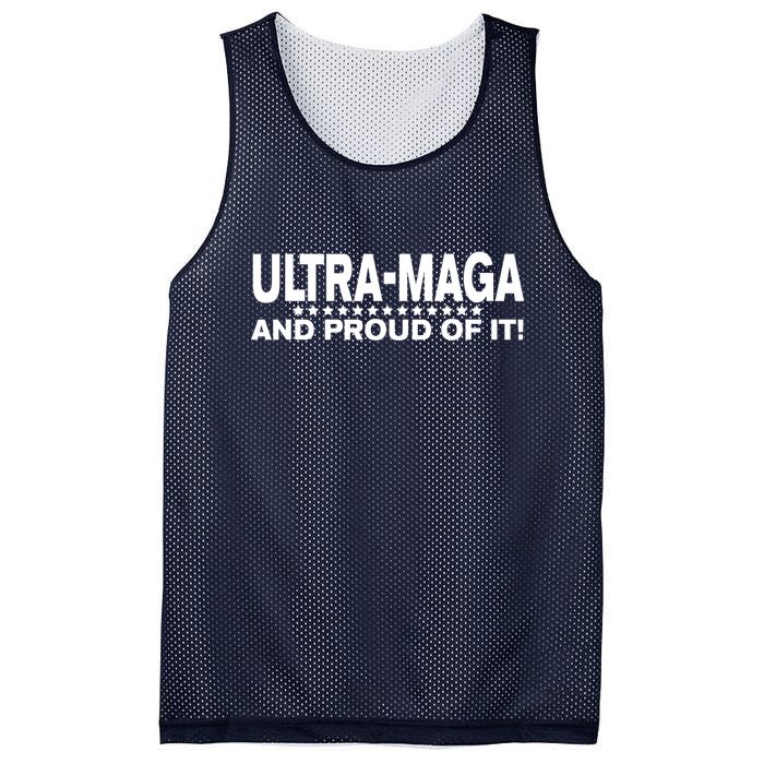 Ultra MAGA And Proud Of It Anti Biden Mesh Reversible Basketball Jersey Tank