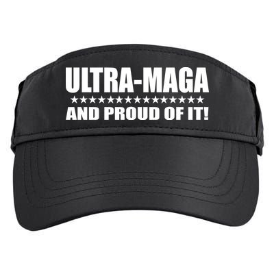 Ultra Maga And Proud Of It Adult Drive Performance Visor