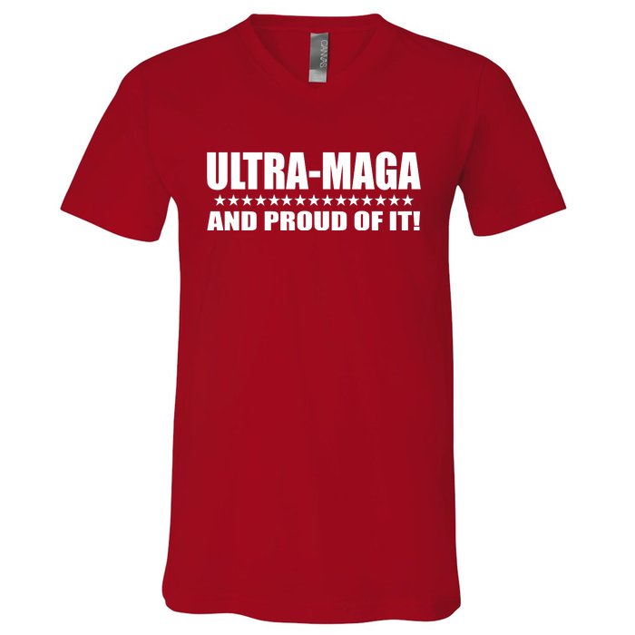 Ultra Maga And Proud Of It V-Neck T-Shirt