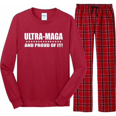 Ultra Maga And Proud Of It Long Sleeve Pajama Set