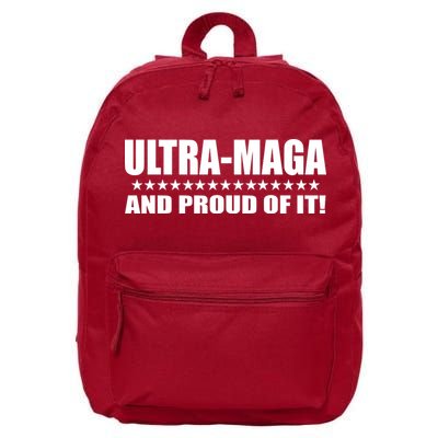 Ultra Maga And Proud Of It 16 in Basic Backpack