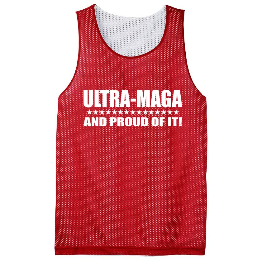 Ultra Maga And Proud Of It Mesh Reversible Basketball Jersey Tank