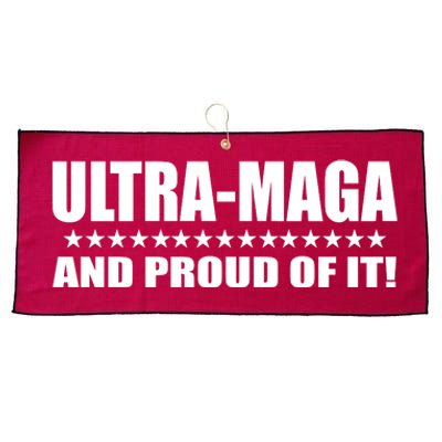 Ultra Maga And Proud Of It Large Microfiber Waffle Golf Towel