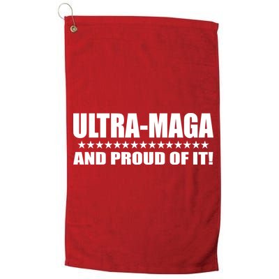 Ultra Maga And Proud Of It Golf Towel