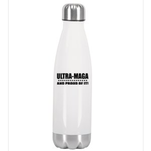 Ultra Maga And Proud Of It Stainless Steel Insulated Water Bottle