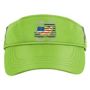 Ultra MAGA Betsy USA Flag Trump 2024 Anti Biden Adult Drive Performance Visor