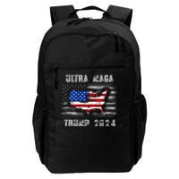 Ultra MAGA Betsy USA Flag Trump 2024 Anti Biden Daily Commute Backpack