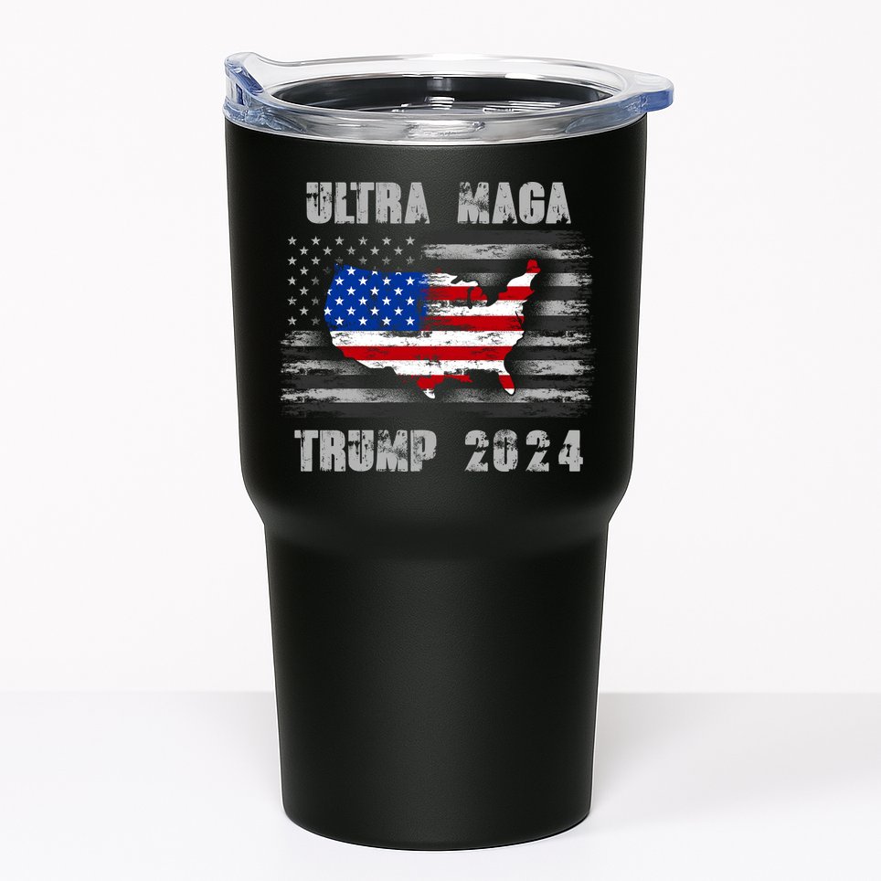 Ultra MAGA Betsy USA Flag Trump 2024 Anti Biden Tumbler