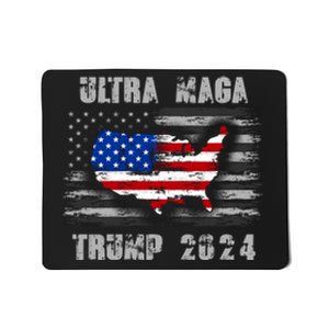 Ultra MAGA Betsy USA Flag Trump 2024 Anti Biden Mousepad