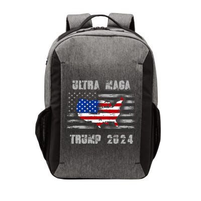 Ultra MAGA Betsy USA Flag Trump 2024 Anti Biden Vector Backpack