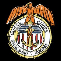 USA Marine Badge Doodle Cooling Performance Crew T-Shirt