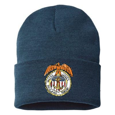 USA Marine Badge Doodle Sustainable Knit Beanie