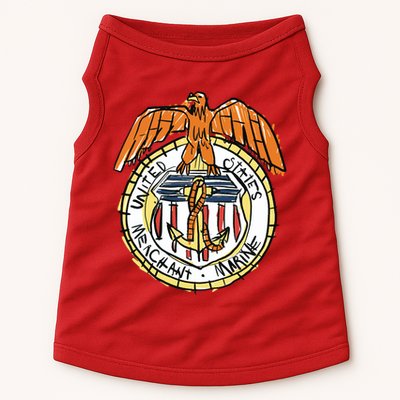 USA Marine Badge Doodle Doggie Tank