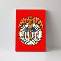 USA Marine Badge Doodle Canvas