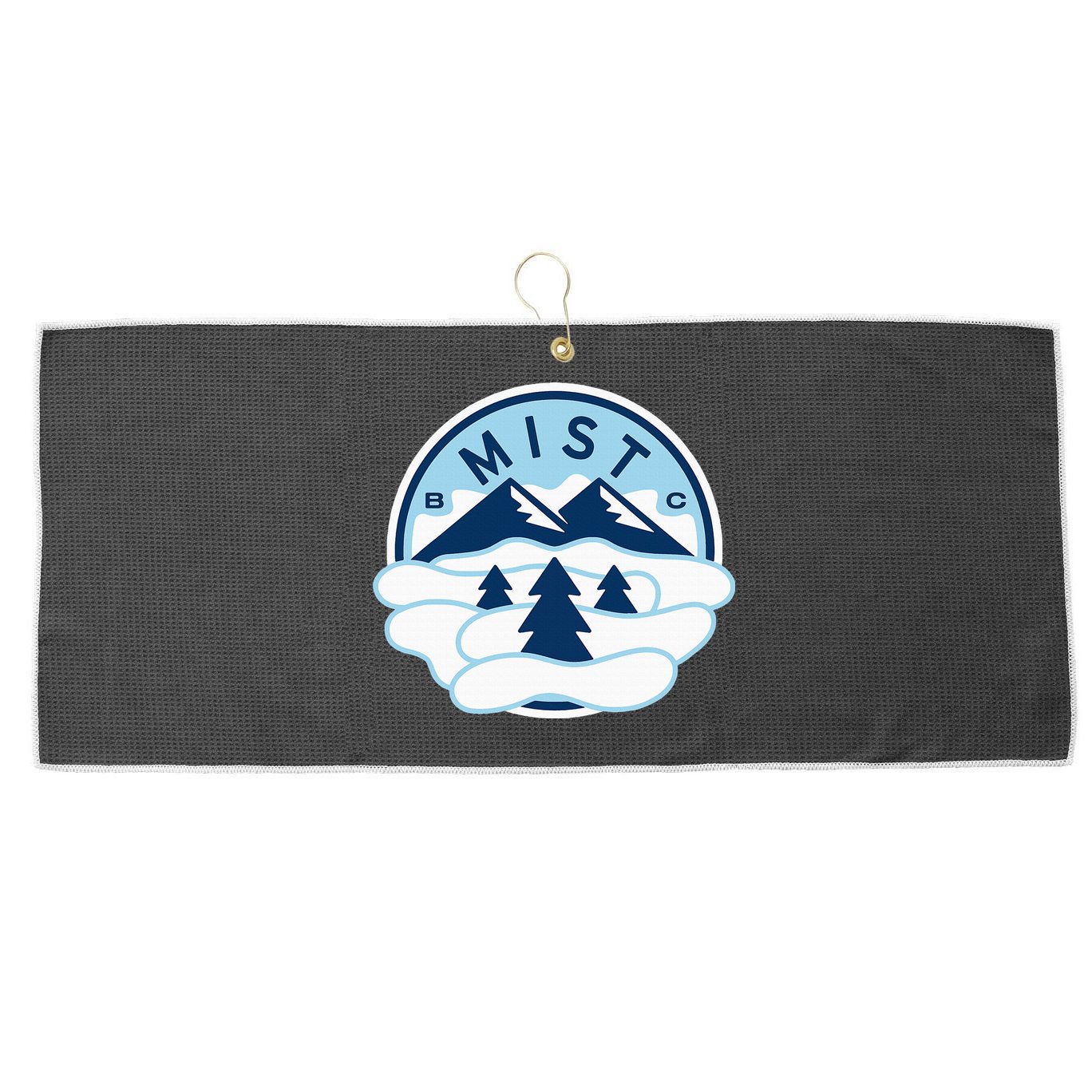 Unrivaled Mist Basketball Club 3x3 Large Microfiber Waffle Golf Towel