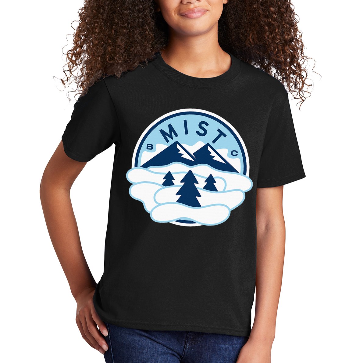 Unrivaled Mist Basketball Club 3x3 Kids T-Shirt