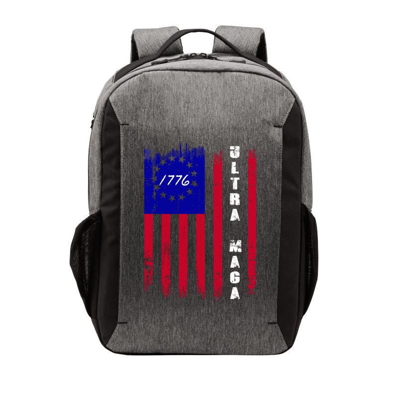 Ultra MAGA Betsy Ross USA Flag Trump 2024 Anti Biden Vector Backpack