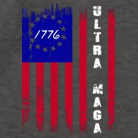 Ultra MAGA Betsy Ross USA Flag Trump 2024 Anti Biden Vector Backpack