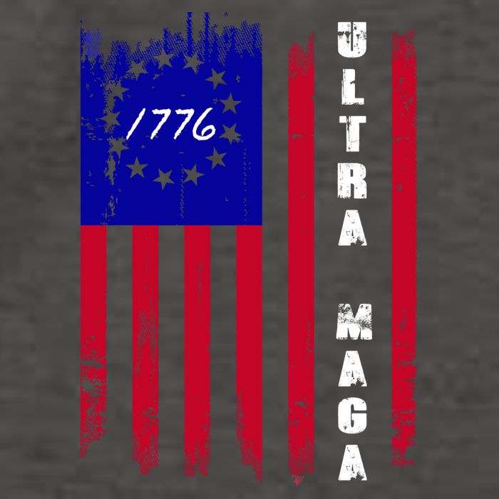 Ultra MAGA Betsy Ross USA Flag Trump 2024 Anti Biden Vector Backpack