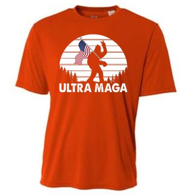 Ultra Maga Big Foot Sasquatch Cooling Performance Crew T-Shirt