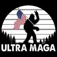Ultra Maga Big Foot Sasquatch Cooling Performance Crew T-Shirt
