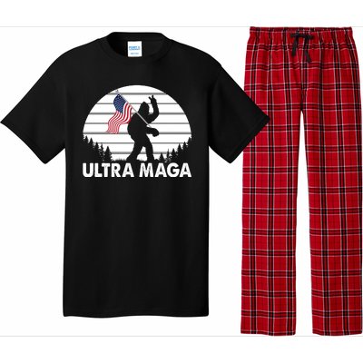 Ultra Maga Big Foot Sasquatch Pajama Set