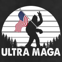 Ultra Maga Big Foot Sasquatch Golf Towel
