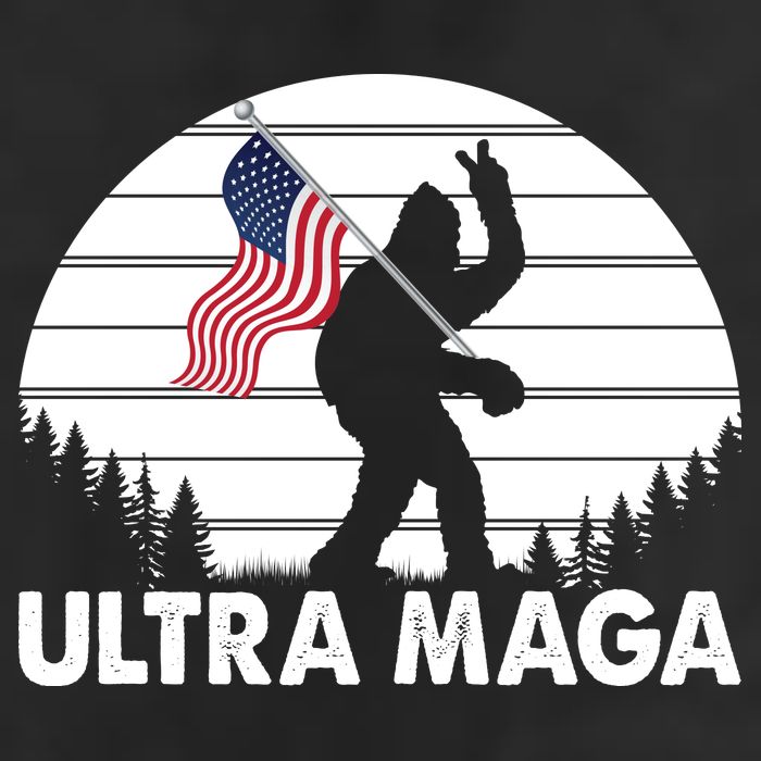 Ultra Maga Big Foot Sasquatch Golf Towel