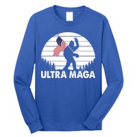 Ultra Maga Big Foot Sasquatch Long Sleeve Shirt