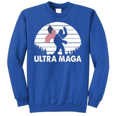 Ultra Maga Big Foot Sasquatch Sweatshirt