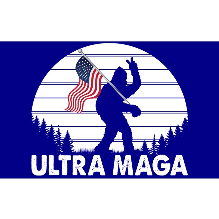 Ultra Maga Big Foot Sasquatch Bumper Sticker