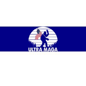 Ultra Maga Big Foot Sasquatch Bumper Sticker