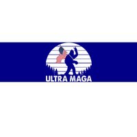 Ultra Maga Big Foot Sasquatch Bumper Sticker