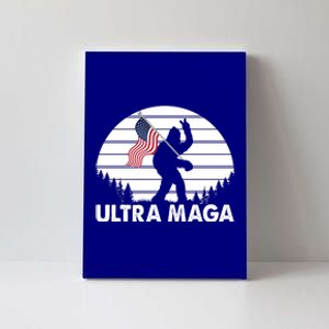 Ultra Maga Big Foot Sasquatch Canvas