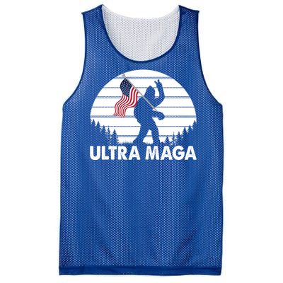 Ultra Maga Big Foot Sasquatch Mesh Reversible Basketball Jersey Tank