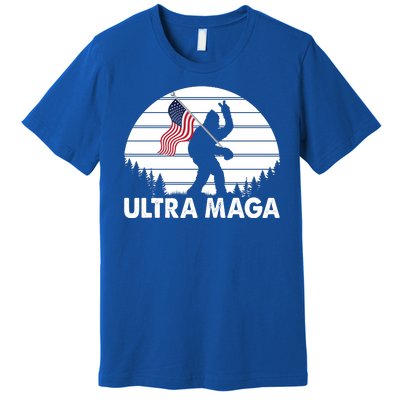 Ultra Maga Big Foot Sasquatch Premium T-Shirt