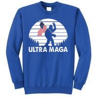 Ultra Maga Big Foot Sasquatch Tall Sweatshirt