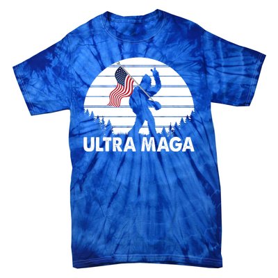 Ultra Maga Big Foot Sasquatch Tie-Dye T-Shirt