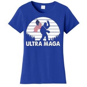 Ultra Maga Big Foot Sasquatch Women's T-Shirt