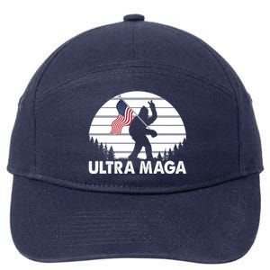 Ultra Maga Big Foot Sasquatch 7-Panel Snapback Hat