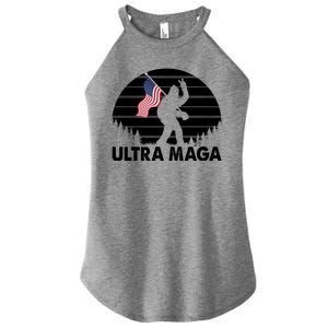 Ultra Maga Big Foot Sasquatch Women's Perfect Tri Rocker Tank