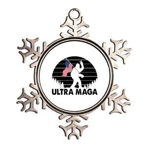 Ultra Maga Big Foot Sasquatch Metallic Star Ornament