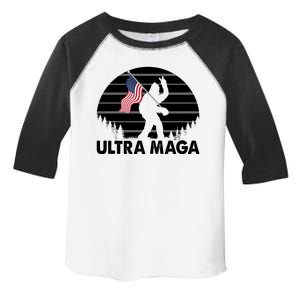 Ultra Maga Big Foot Sasquatch Toddler Fine Jersey T-Shirt