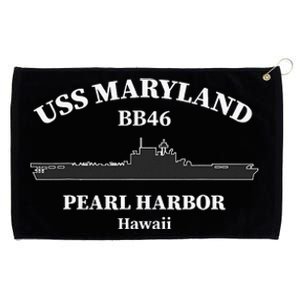 Uss Maryland Battleship Pearl Harbor Memorial Day Grommeted Golf Towel