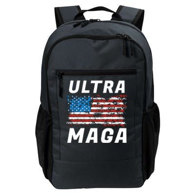 Ultra MAGA Bold United States Of America USA Flag Daily Commute Backpack