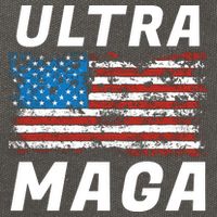 Ultra MAGA Bold United States Of America USA Flag Cotton Canvas Backpack
