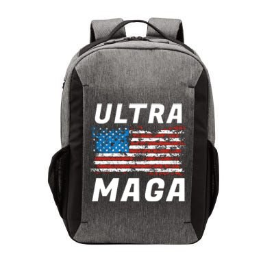 Ultra MAGA Bold United States Of America USA Flag Vector Backpack